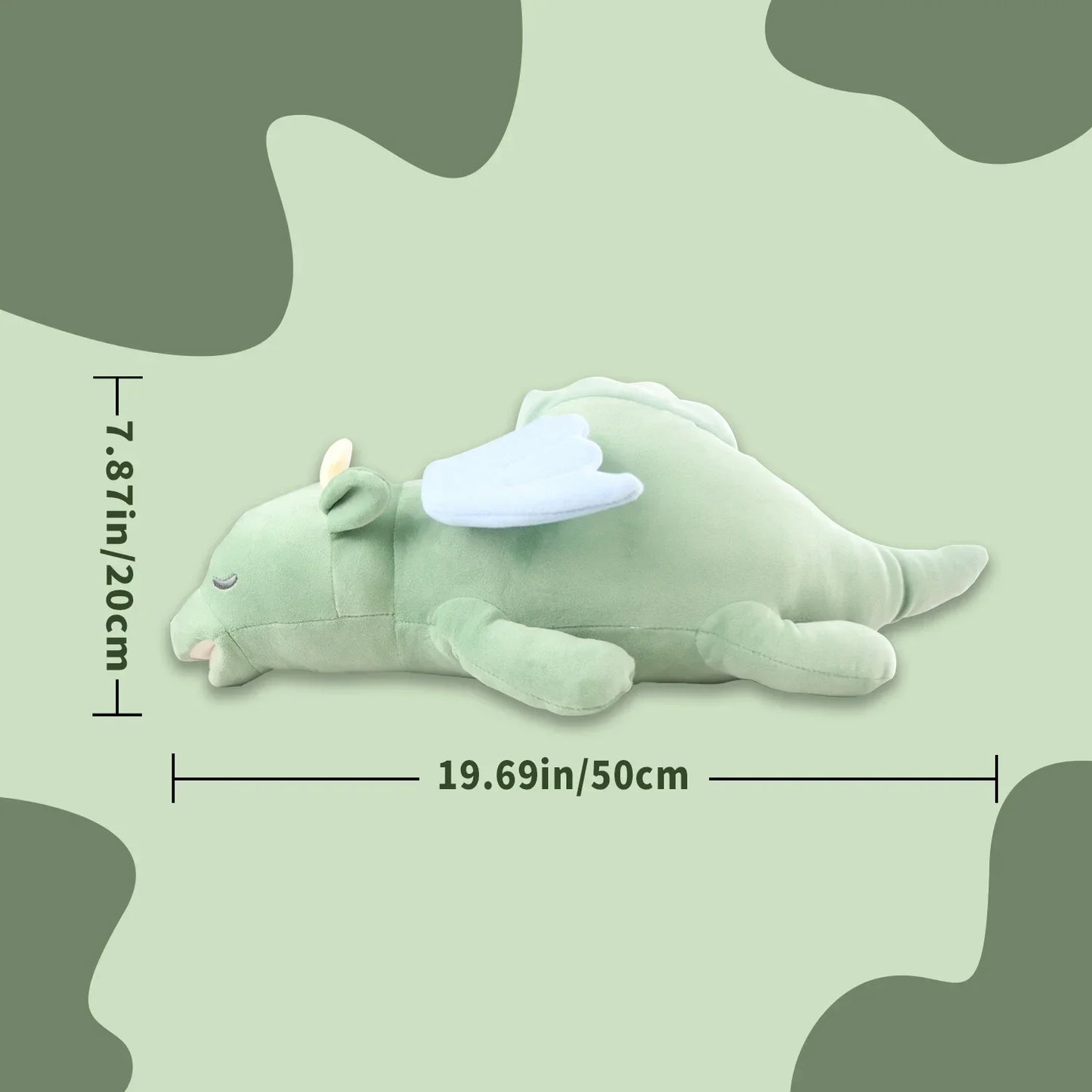 PETFULED Gem Flying Dragon Dog Heartbeat Toy, Puppy Separation Stress Toy, Puppy Behavioral Training Aid for Dog Sleep Aid Plush